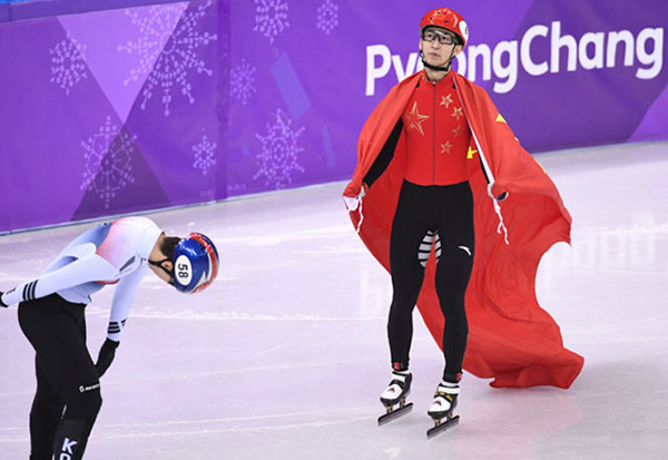 武大靖：我赢在不给对手和裁判机会，想把金牌掰开分给全队