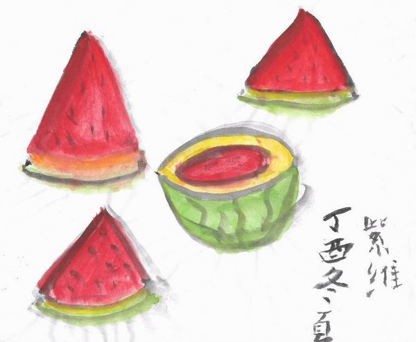 澎湃寒假征稿选登|小画家们的冬日所见