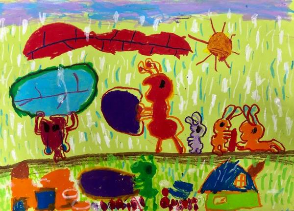 澎湃寒假征稿选登|小画家们的冬日所见