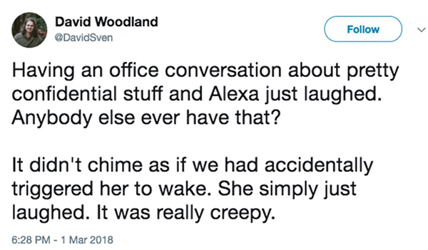 亚马逊AI语音助手莫名怪笑吓坏用户，公司急改指令禁止乱笑
