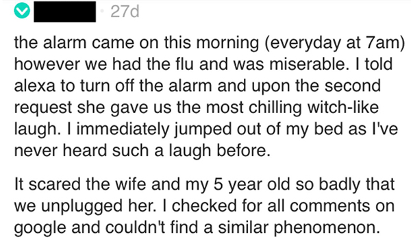 亚马逊AI语音助手莫名怪笑吓坏用户，公司急改指令禁止乱笑