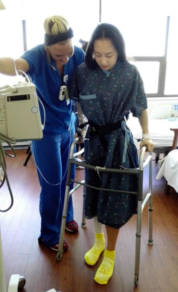 在美受伤中国体操选手毛艺已经出院状态良好