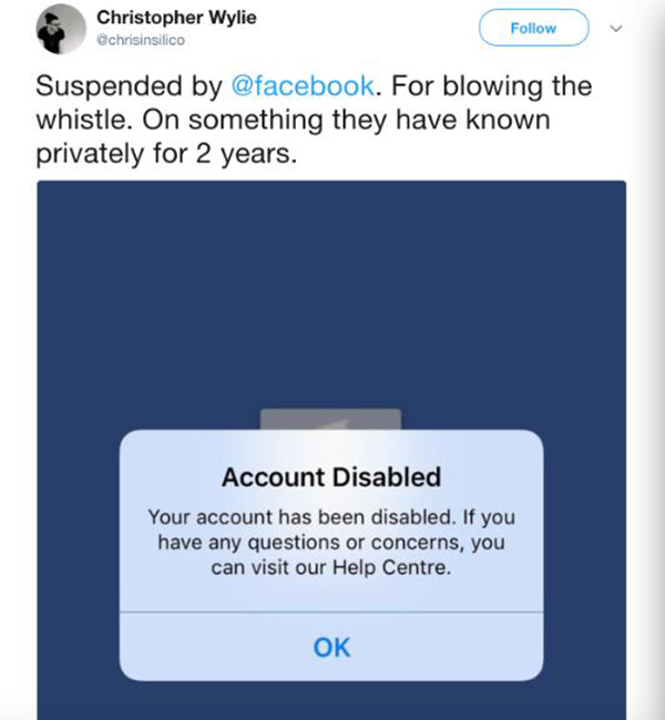 Facebook泄露5000万用户信息，安全高管或将离职