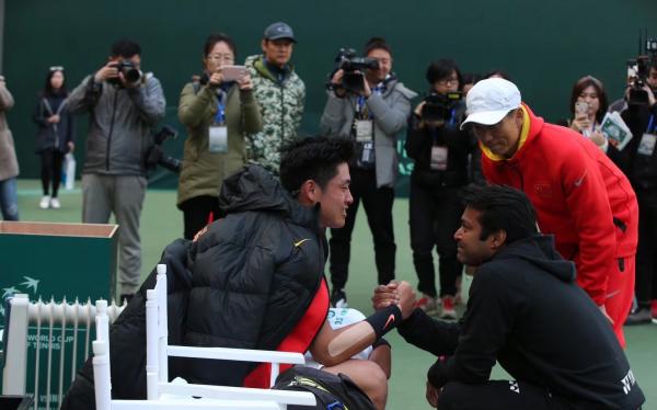 中国男网惨遭印度逆转，少年阿昺的眼泪何时不再流