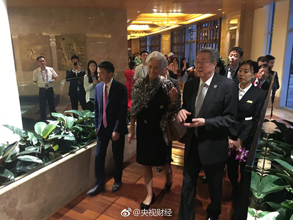 马云博鳌夜宴拉加德，潘基文、周小川、周文重均为座上宾