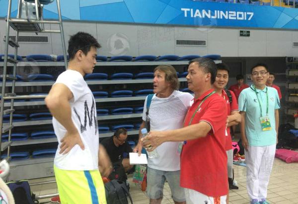 冰释前嫌！孙杨朱志根师徒再联手，要把1500米金牌拿回来