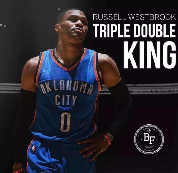 威少连续两赛季“场均三双”，最后一战他狂刷20个篮板