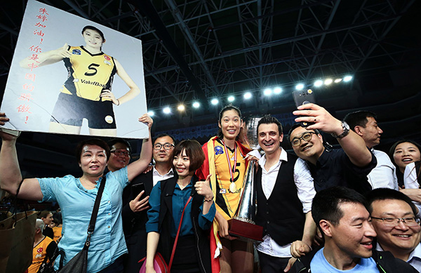 土耳其联赛MVP！朱婷率队夺冠：中国人民的力量是无穷的