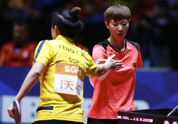 国乒男女队收获世乒赛四连胜，樊振东险遭葡萄牙对手爆冷