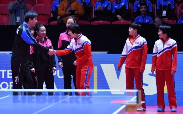 韩朝联队世乒赛不敌日本，决赛等国乒给你们表演吧
