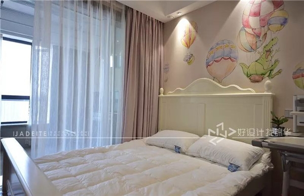 卧室 华强城 简约台式风 158平 三室两厅 南通锦华装饰装修