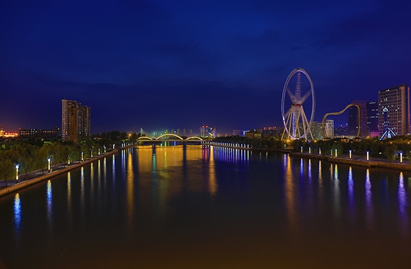 通吕运河绿廊—运河之夜