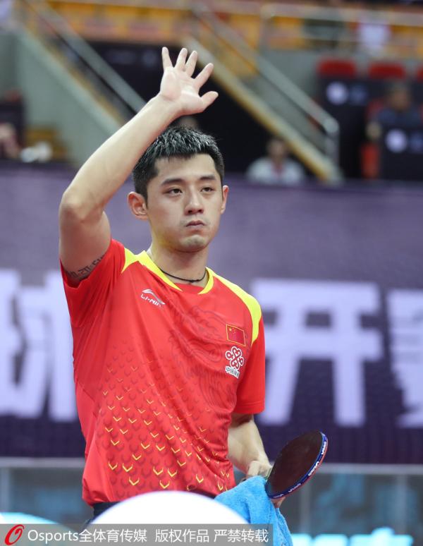 张继科晋级中国公开赛正赛：打一场少一场，我会珍惜每一分