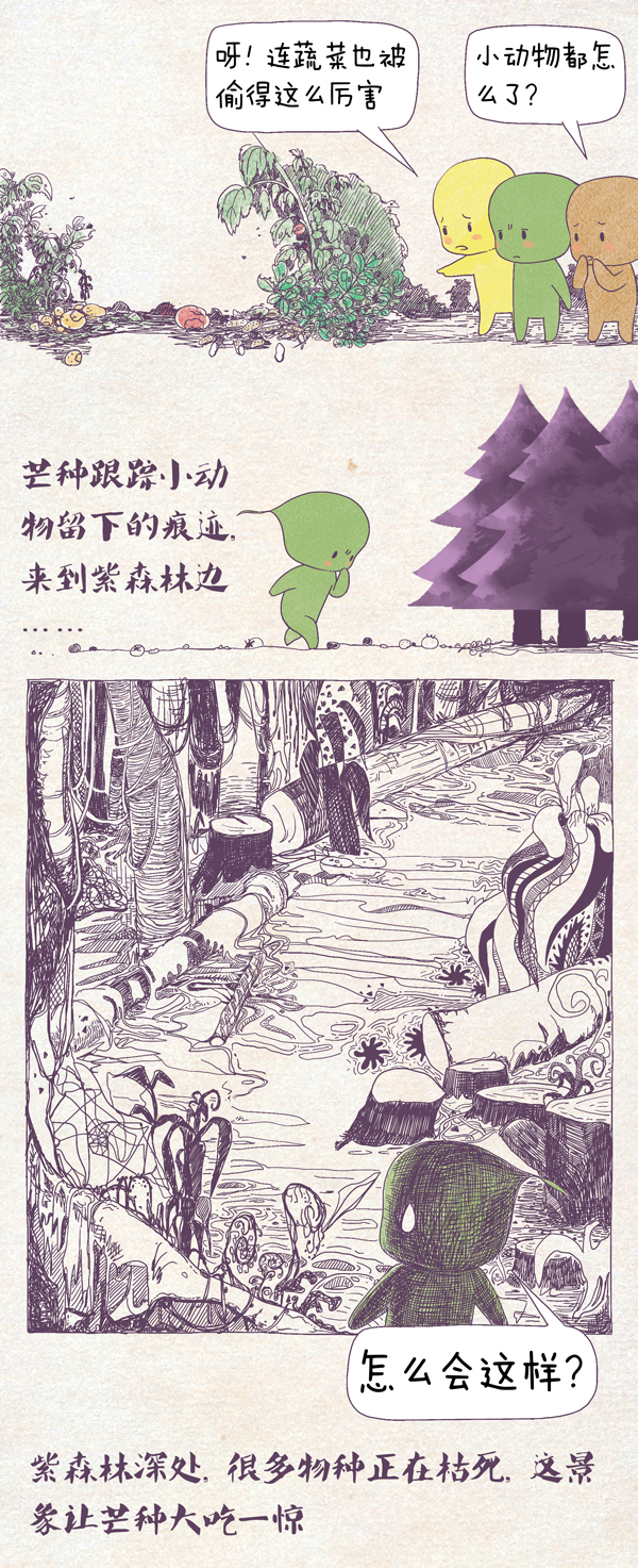 节气村的故事｜芒种忙乱中发现紫森林深处的大秘密