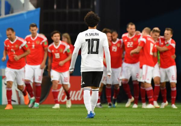 俄罗斯3：1力克埃及出线在望，萨拉赫首秀进球难救主