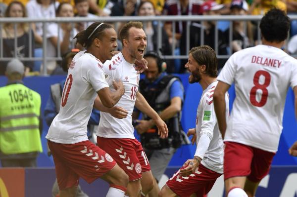 澳大利亚1比1闷平丹麦，C组出线形势依旧扑朔迷离