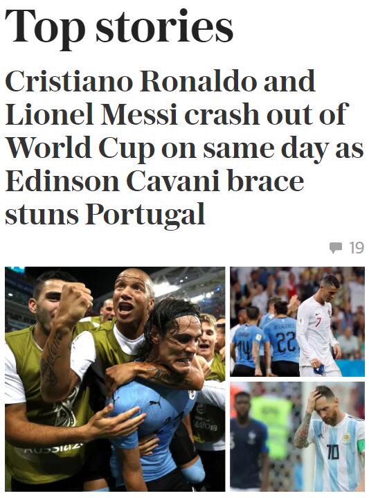 C罗很自豪，梅西在沉默，告别的时候总要用力一点