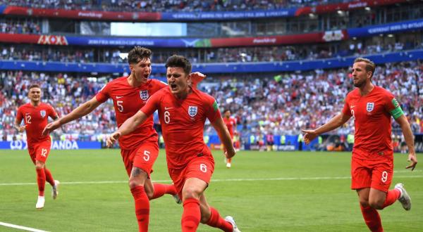 英格兰2比0击败瑞典，时隔28年重返世界杯四强