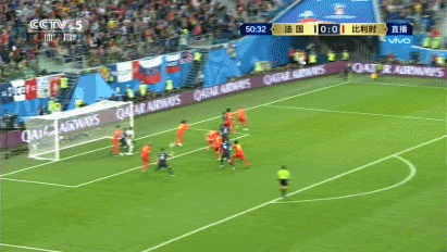 法国1比0力克比利时，时隔12年再次闯入世界杯决赛