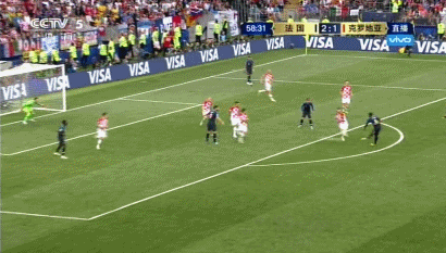 法国4比2战胜克罗地亚！时隔20年重夺大力神杯