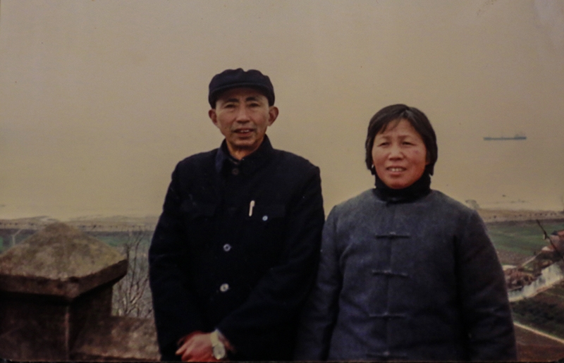 90年代初的狼山留影