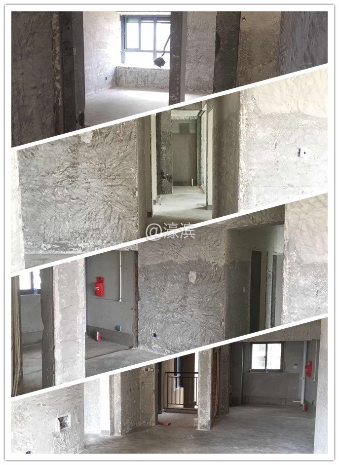 敲墙、铲墙皮完工