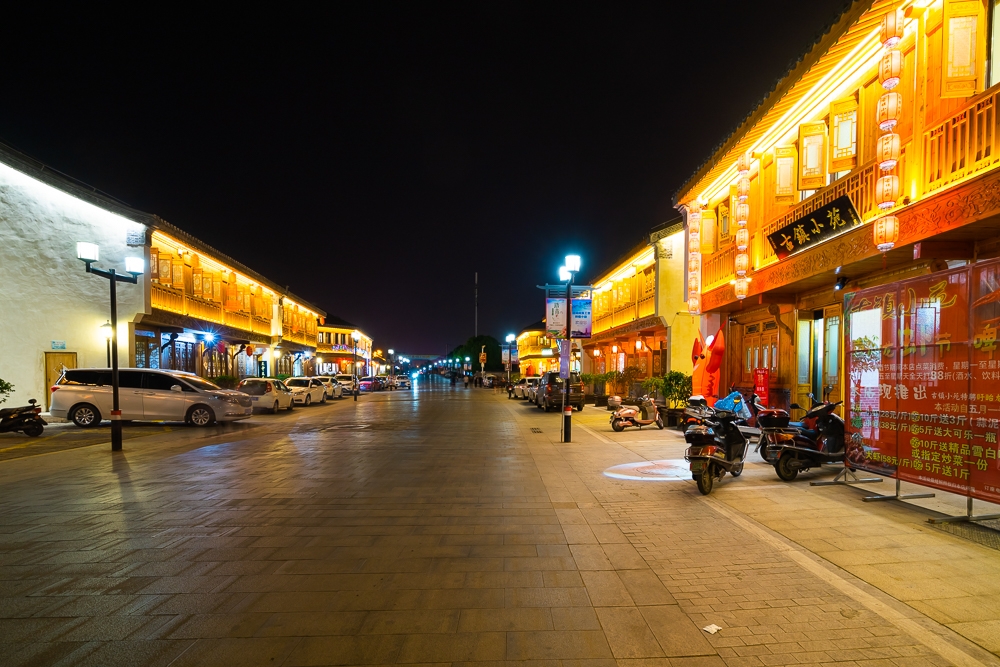 "醉美唐闸,由你发现 唐闸古镇夜色 徐金泉