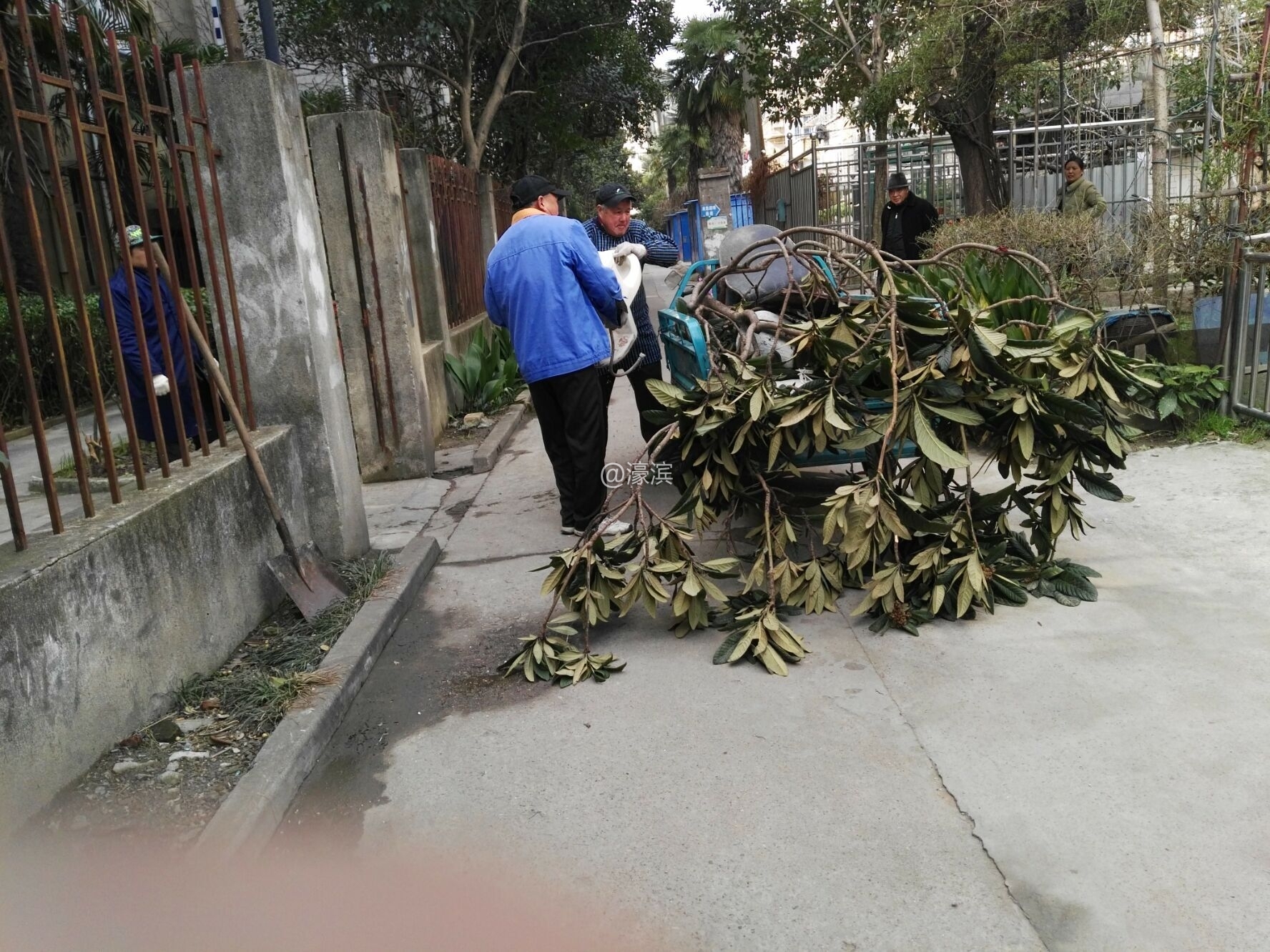 清理小区乱堆放 改善小区居住环境2.jpg