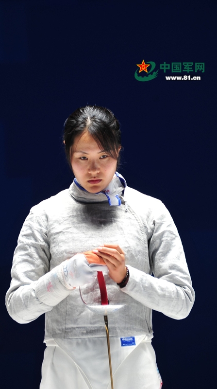 图片来自：军运会｜奋力一击！钱佳睿夺得女子佩剑亚军 - 中华人民共和国国防部 http://www.mod.gov.cn/educ ...