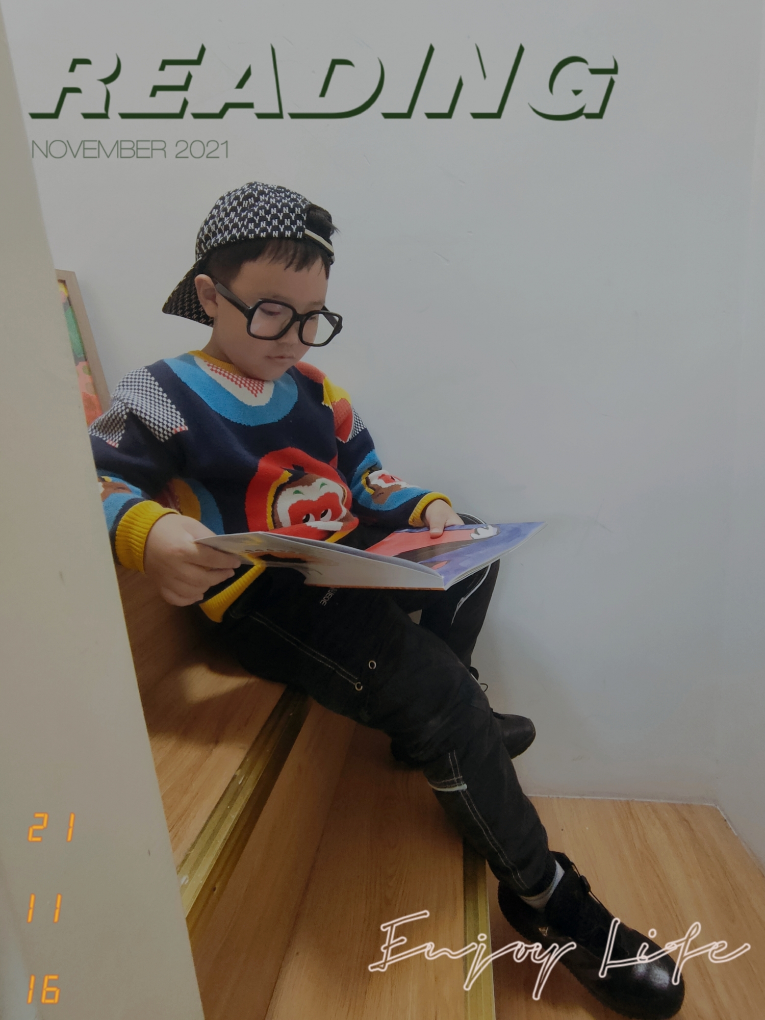 爱看书的美男子