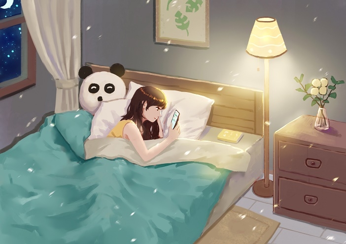 摄图网_401926302_睡前刷手机（企业商用）.jpg
