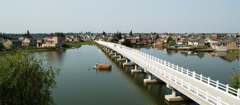 竹泓舒余村玉带白桥