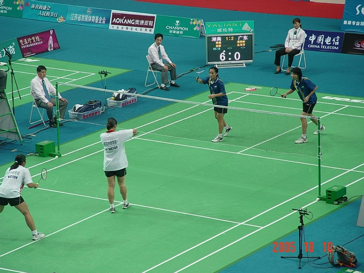 [原创]十运会羽毛球团体决赛现场版