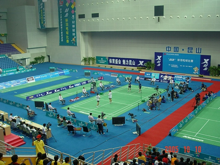 [原创]十运会羽毛球团体决赛现场版