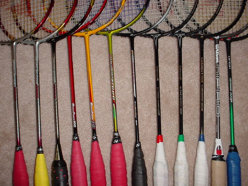 [贴图]一个羽球发烧友的军火库