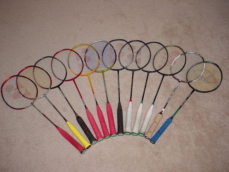 [贴图]一个羽球发烧友的军火库