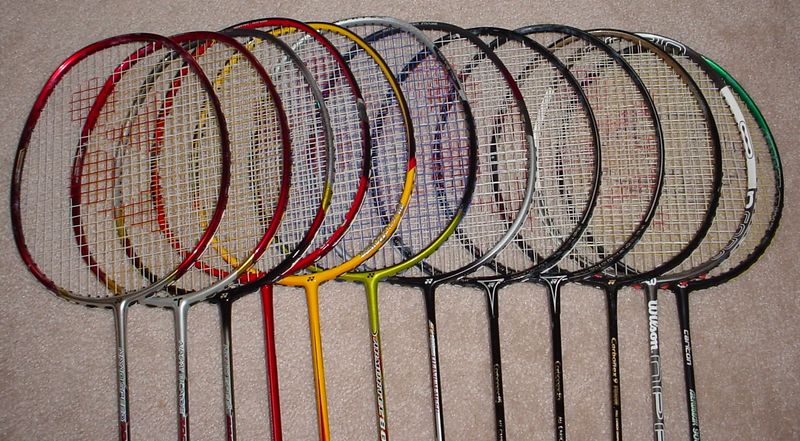 [贴图]一个羽球发烧友的军火库