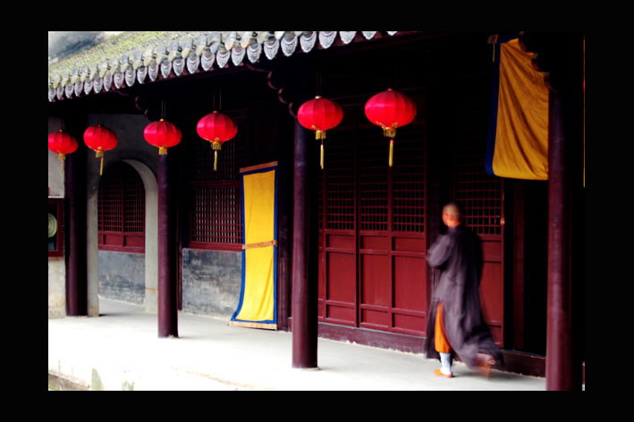 在寺庙里看到的