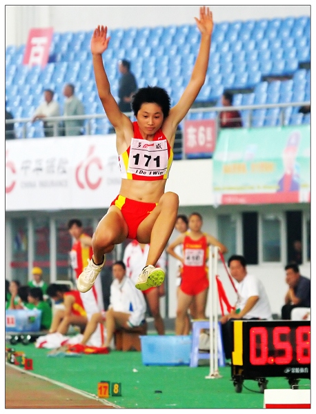 《16运田径馆所见--跳远》