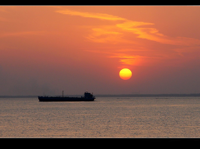 [原创]日落江畔