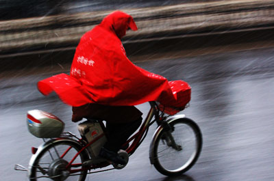 随便拍的下雪时的情景.