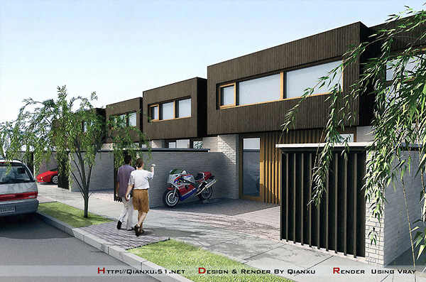 【有谁用VR渲图的？先发个白模】