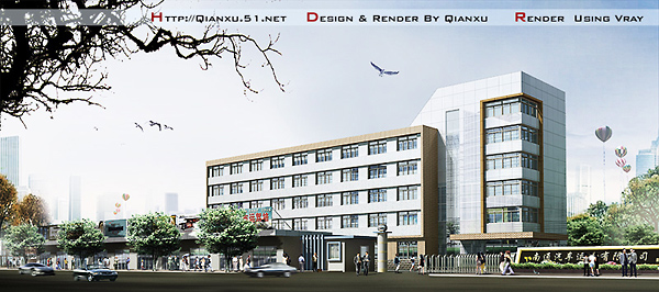 【有谁用VR渲图的？先发个白模】