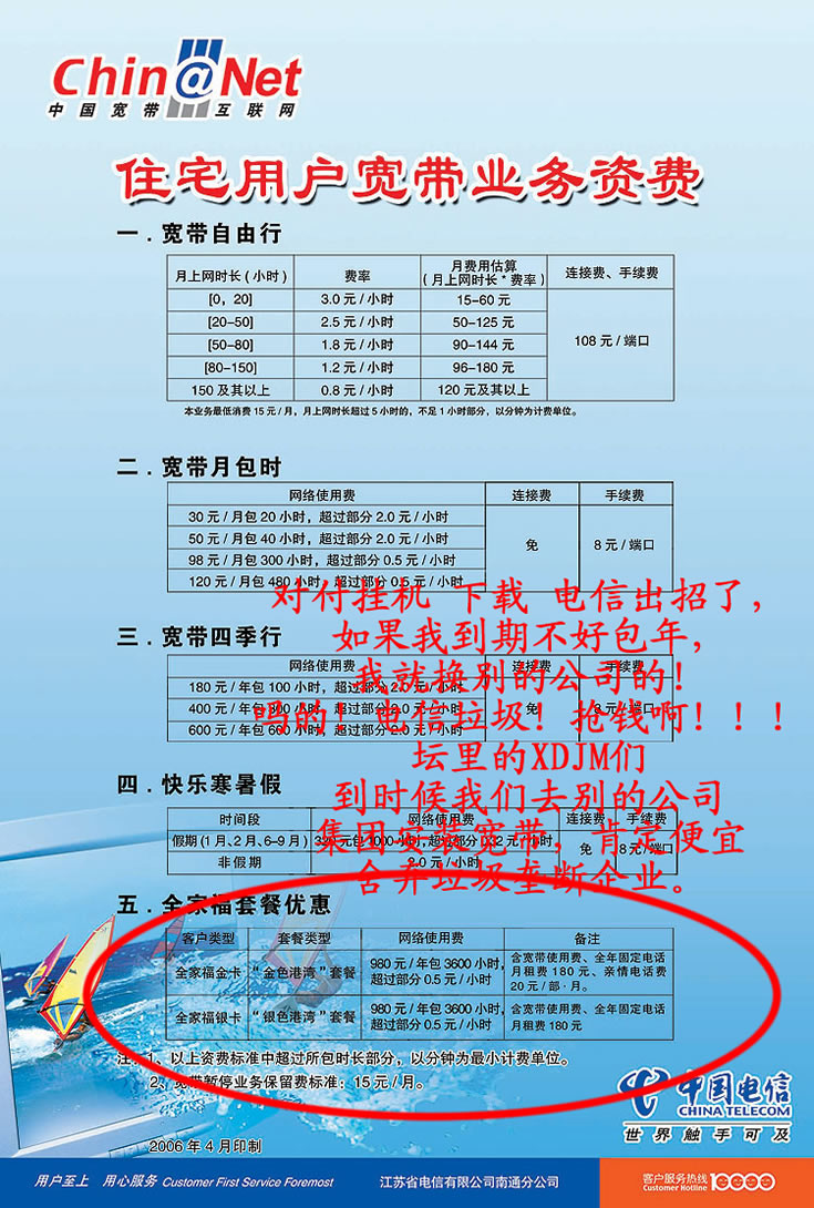 [全体电信用户注意]电信出招了