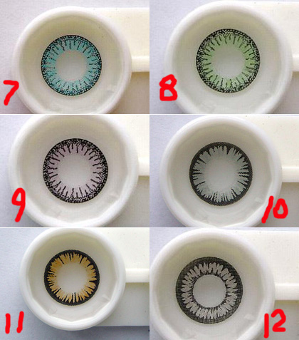 ~~彩色隐型眼镜~~G&G彩环片（有售）