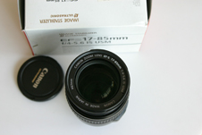 出售98新佳能 EF17-85IS防抖镜头 + 原厂遮光罩