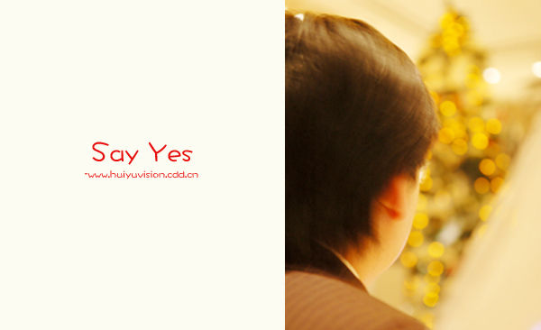 【SAY YES】＜＝＝＝婚礼跟拍