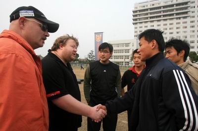 白恩和他的橄榄球队