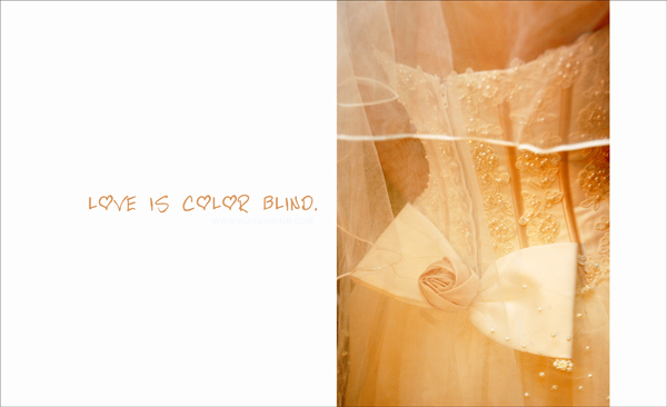 【 LOVE IS COLOR BLIND 】＜＝＝＝婚礼摄影