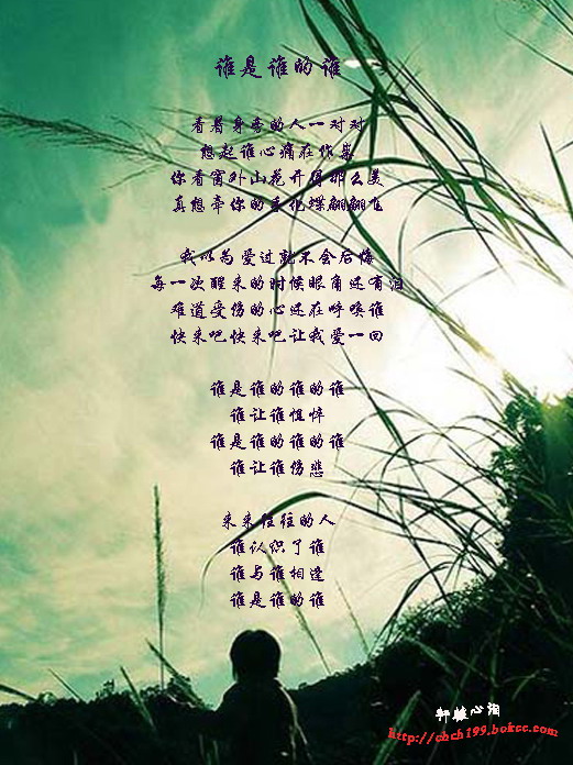 [分享]谁是谁的谁。